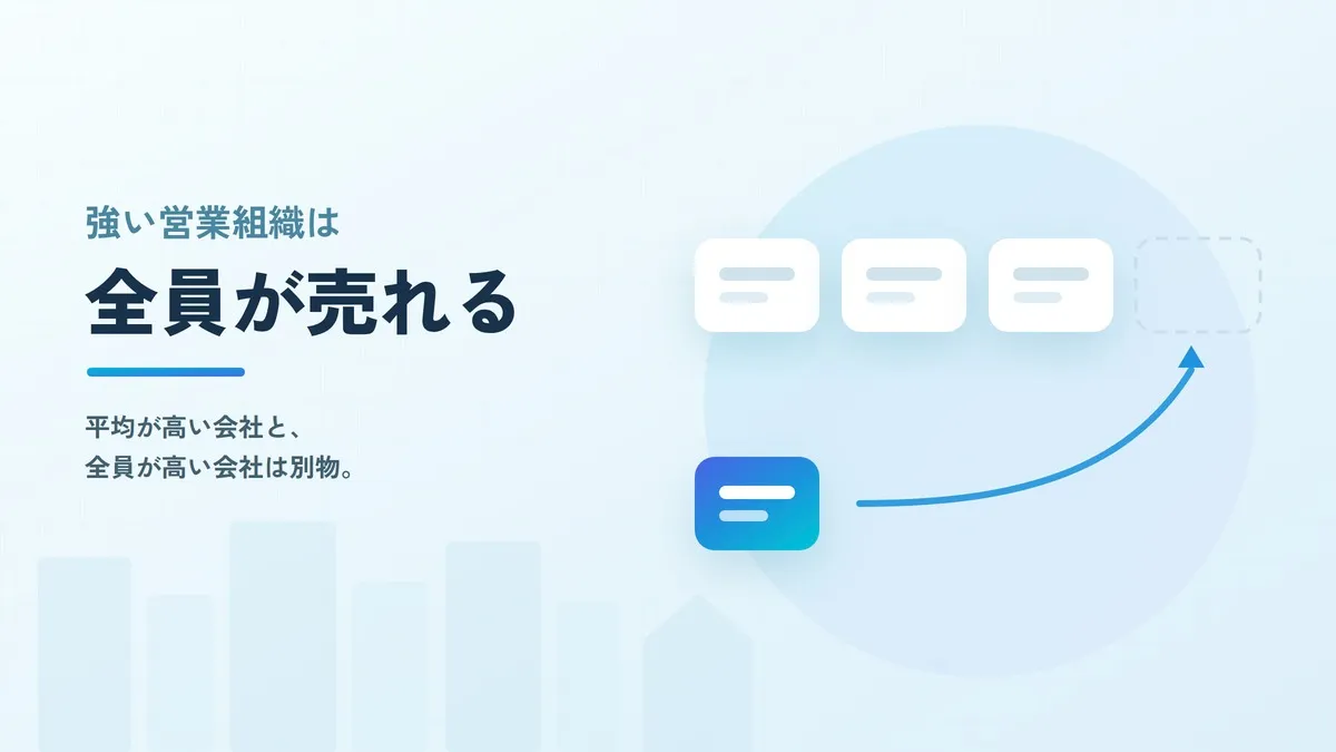 強い営業組織の特徴とは？全員が売れる住宅会社に共通する7つの条件